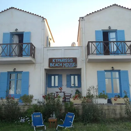 Kyparissis Beach Houses Skala Mistegnon Exterior photo